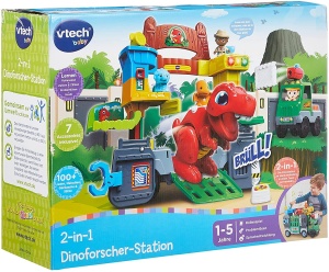 Set de joaca VTech Baby 2-in-1 Dinoforscher-Station cu muzica si figurine - Img 5
