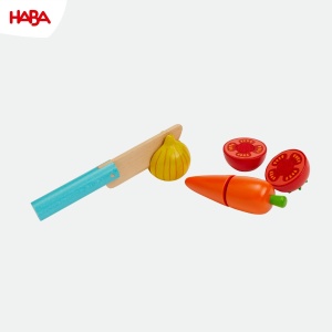 Set de Joc HABA cu Legume din Lemn 7 Piese, Inclusiv Cutit si Tabla de Taiat - Img 5