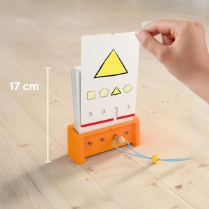 Set de jocuri logice HABA Logic CASE Starter Set 4, 77 carti de puzzle, joc de calatorie - Img 5