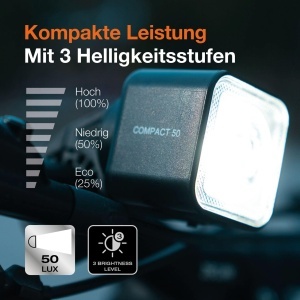Set de Luminile pentru Bicicleta OSRAM LEDsBIKE COMPACT 50, 50 Lux, Reincarcabil - Img 6