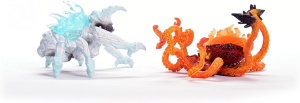 Set de lupta schleich ELDRADOR Eiskafer vs. Feuerkrake, 2 piese, 7 ani - Img 9