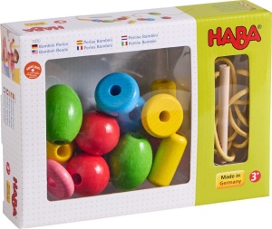 Set de margele HABA 1970 Bambini, joc creativ pentru dezvoltarea motricitatii - Img 7