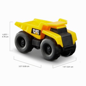 Set de Masini de Constructie CAT Little Machines cu 5 Vehicule Mini, 7.5 cm - Img 8
