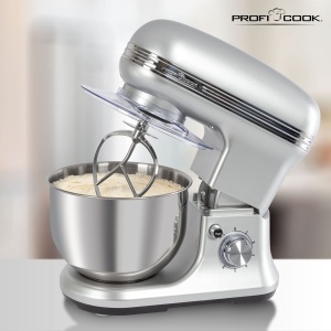 Set de masini de framantat ProfiCook(r) | Masina de framantat si cantare | Cutii de viteze speciale | 5 litri | 8 niveluri de viteza | 1200 wati | Domeniu de masurare de pana la 5000 g (in pasi de 1 g) | Otel inoxidabil | PC-KM 1222 W - Img 6