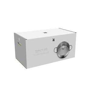 Set de oale cu inductie de calitate WMF 5 bucati, set de oale de gatit cu capac de sticla, otel inoxidabil Cromargan lustruit, set de oale cu inductie neacoperite, deschidere cu abur - Img 17