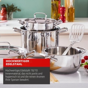 Set de Oale si Tigai Lagostina Sfiziosa din Inox 1810, 24 Piese, Inductie - Img 2