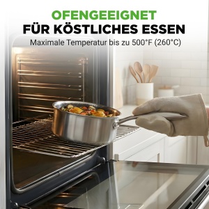 Set de Oale si Tigai NutriChef 8 piese, inox, inductie, antiaderent - Img 4