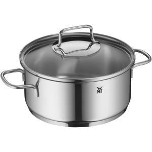 Set de Oale WMF Astoria 6 piese, Cromargan inox, inductie, cu capac din sticla - Img 4