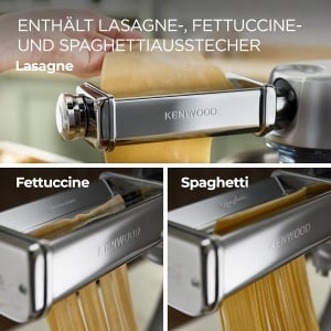Set de Paste Kenwood MAX980ME, Accesorii pentru Mixer, Inox, Argintiu - Img 5