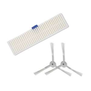 Set de Perii si Filtre Rowenta Explorer 60, 3 piese, AlbGri