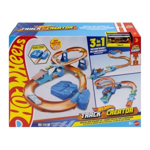 Set de pista Hot Wheels Deluxe cu accelerare, 164, 3 variante de constructie