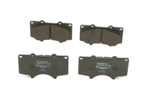 Set de placute de frana Bosch BP1064 pentru fata, cu tehnologie Scorching, ECE-R90