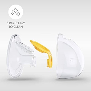 Set de pompe duble hands-free Medela - compatibil cu pompele de san electrice Freestyle Flex si Swing Maxi - 1 set de 2 cani - Img 4