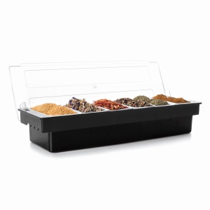 Set de recipiente condimente Lacor 61136 6 piese x 450 ml cu capac fabricat in Spania - Img 3