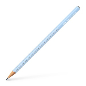 Set de scriere Faber-Castell Sparkle Sky Blue, 4 piese, ergonomice - Img 3