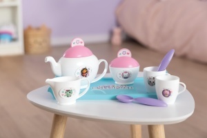 Set de Servire pentru Ceai Gabbys Dollhouse Smoby - 8 Piese, Plastic, pentru Copii de la 3 Ani - Img 4