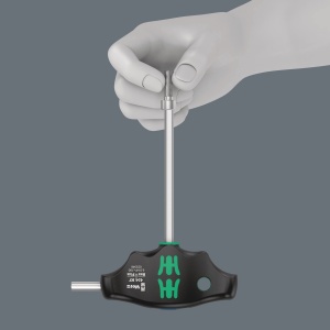 Set de surubelnite cu maner lateral Wera 4547 HF, 7 piese, negru - Img 5