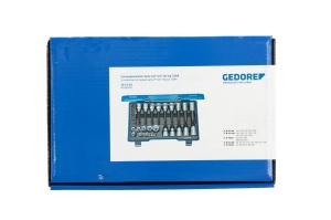 Set de surubelnite GEDORE 34 piese, 14 12, pentru automobile, albastru - Img 5