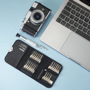 Set de surubelnite mecanice de precizie Hama Mini (inclusiv set de surubelnite Phillips, cu fante, Torx magnetic pentru ochelari, ceas, laptop, tableta, telefon mobil, camera, modelare) Surubelnita, set de scule 25 de bucati - Img 7