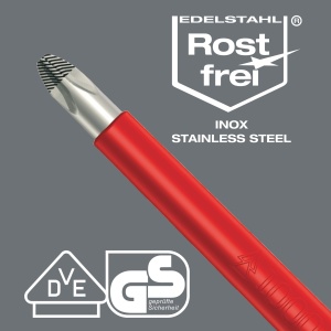 Set de surubelnite Wera 3165 i6, inox, 6 piese, izolate VDE - Img 3