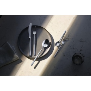 Set de tacamuri din otel inoxidabil WMF Sonic 6 persoane set de tacamuri 30 de bucati cutit cu maner gol Cromargan protect lustruit rezistent la zgari - Img 2