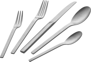 Set de Tacamuri ZWILLING Minimale Vintage 68 piese pentru 12 persoane, inox, spalabil in masina