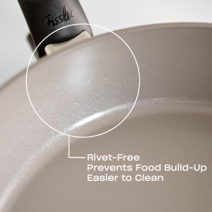 Set de tigai Fissler Ceratal Comfort 2 bucati tigaie din aluminiu tigaie ceramica acoperita cu ceramica 2428 cm antiaderenta - inductie gri - Img 3