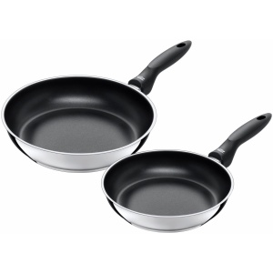 Set de tigai Silit Domus, 2 piese, inox, 24 cm si 28 cm, antiaderente