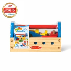 Set de Unelte din Lemn Melissa Doug - 24 piese, pentru copii de la 3 ani - Img 3