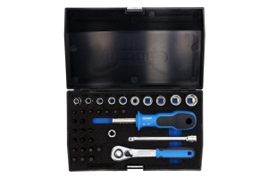 Set de unelte GEDORE Steckschlusselsatz 37 piese, 14 Zoll, 4-13mm