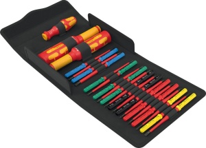 Set de unelte Wera Kraftform Kompakt VDE 23 piese, cu 2 surubelnite de cuplu