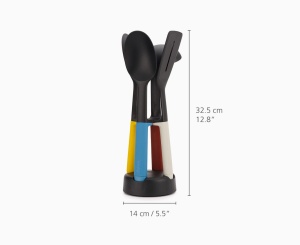 Set de ustensile subtiri Joseph Joseph Elevate, 4 piese, multicolor - Img 3