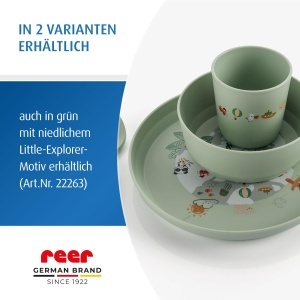 Set de vesela pentru copii reer Little Farm, 5 piese, ergonomic, sigur - Img 8