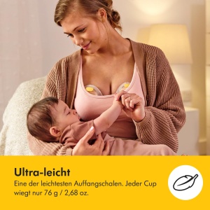 Set Doppelpumpset Medela Hands-Free pentru Pompa de San 2 Cups, Ultralegerez, Anatomice - Img 4