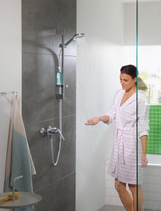 Set dus hansgrohe Crometta, 0,65 m, cu suport sapun, 2 tipuri jet, AlbChrom - Img 2