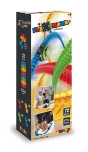 Set extensie sine flexibile Smoby FleXtreme, 72 piese, 1.72 m lungime, pentru copii 4