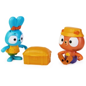 Set Figurine Brave Bunnies - 3 Figurine cu Accesorii, Bop si Boo, pentru Copii 3 - Img 9