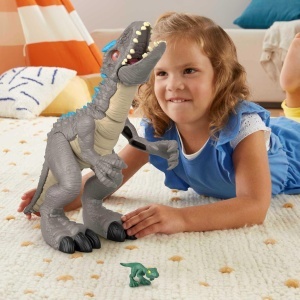 Set Figurine Dinosauri Fisher-Price Imaginext Indominus Rex cu Actionare prin Schleuder - Img 2