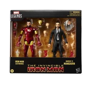 Set Figurine Marvel Legends Iron Man (Extremis) si Mandarin, 15 cm, 12 accesorii - Img 2