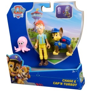 Set Figurine Paw Patrol Chase si Captain Turbot cu Octopus, 6 cm si 10 cm - Img 8