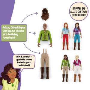 Set Figurine Schleich HORSE CLUB Sarah si Mystery, 6 piese, pentru copii 5-12 ani - Img 7