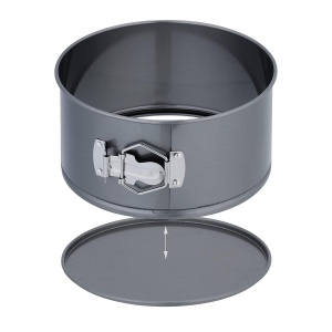 Set forme de copt Relaxdays, 5 piese, antiaderente, otel, diverse dimensiuni - Img 5