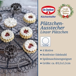 Set forme prajituri Dr Oetker 1062 5 piese otel inoxidabil usor de curatat - Img 2