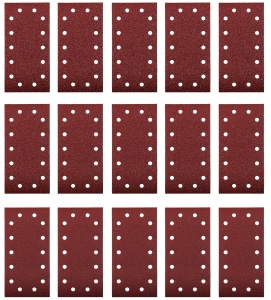 Set hartie abraziva Einhell 15 piese 115x230 mm Quick-Stick pentru Schwingschleifer