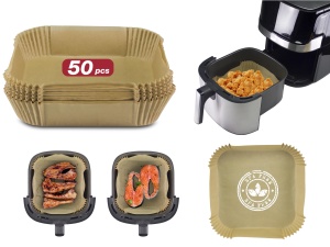 Set hartie de copt Beper C103ACC004, biodegradabil, antiaderent, pentru friteuze 5-10L
