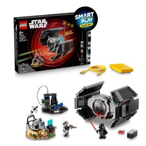 Set Interactiv LEGO Star Wars 75421 - TIE Fighter cu Minifigur si SMART Brick - Img 1