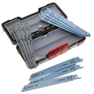 Set lame fierastrau Bosch Professional 15 piese pentru lemn si metal cu Toughbox lungime 150 mm