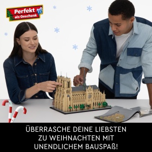 Set LEGO Architecture Notre-Dame de Paris, 4383 piese, model detaliat pentru adulti - Img 7