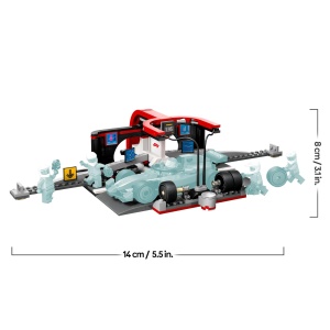 Set LEGO City Boxenstopp F1 cu Ferrari si 5 Minifiguri, 322 Piese - Img 9