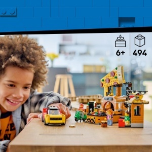 Set LEGO City Pizzeria cu Vehicule 60496, 494 piese, pentru copii de la 6 ani - Img 9
